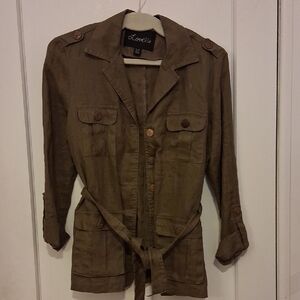 Love Khaki Utility Jacket for Women